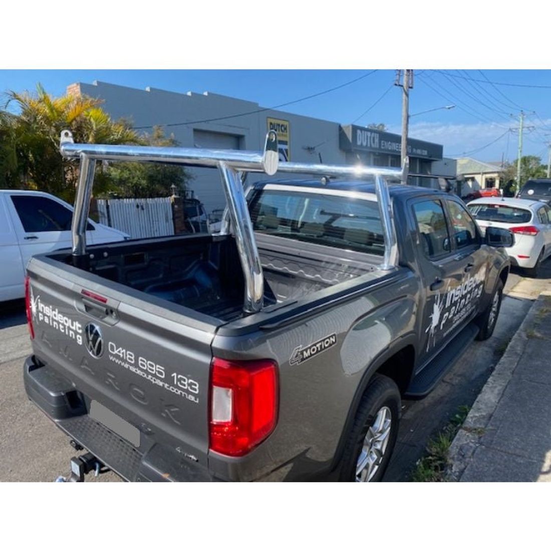 Polished 76mm Trade Racks to suit 2023 VW Amarok NF