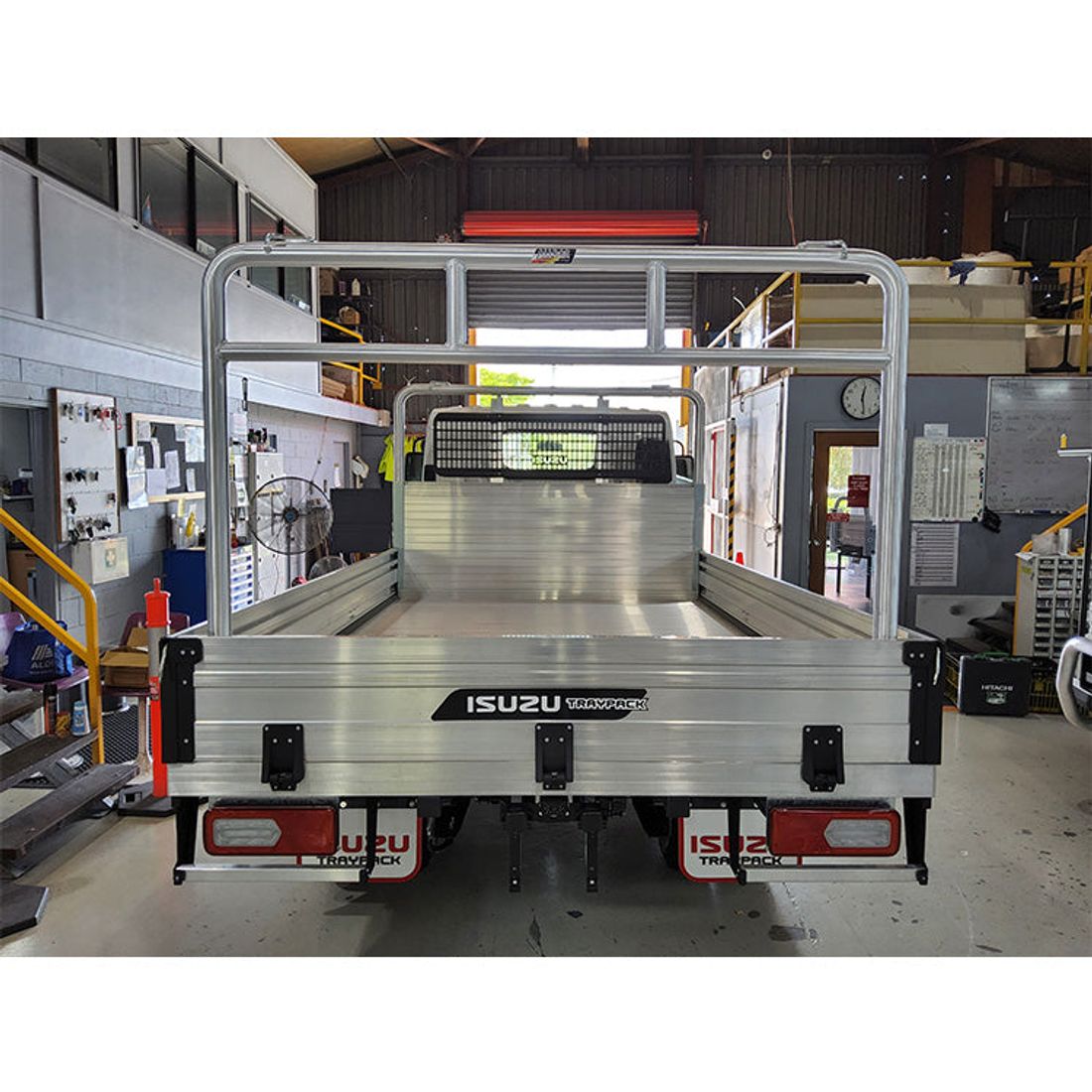 63mm Rear Rack with welded Rails & Flip Ears to suit Isuzu NLR 45-150 Truck