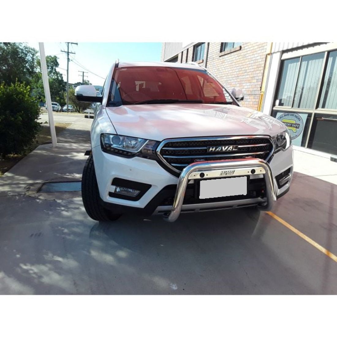 Polished Nudgebar to suit 2020 Haval H6 with Sensors