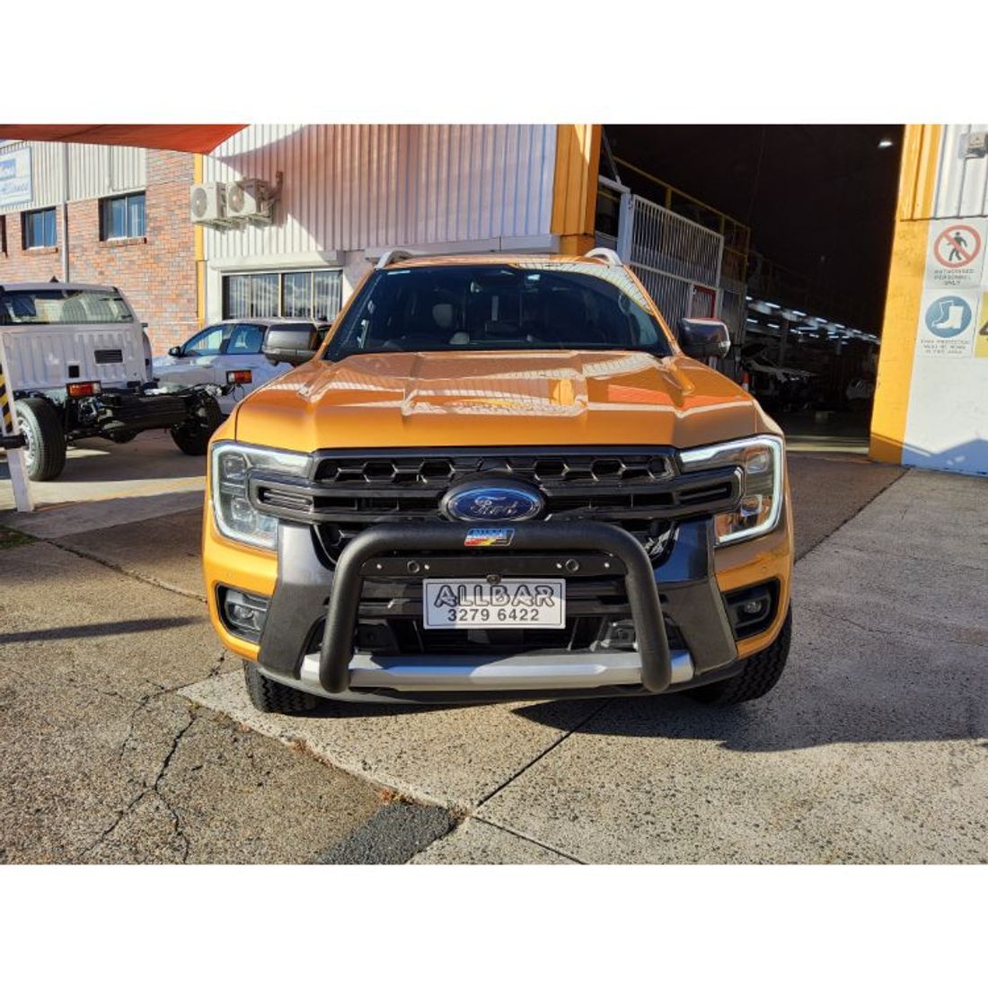 Pro Texture Black Nudgebar to suit 2022 Next Gen Ford Ranger Wildtrak