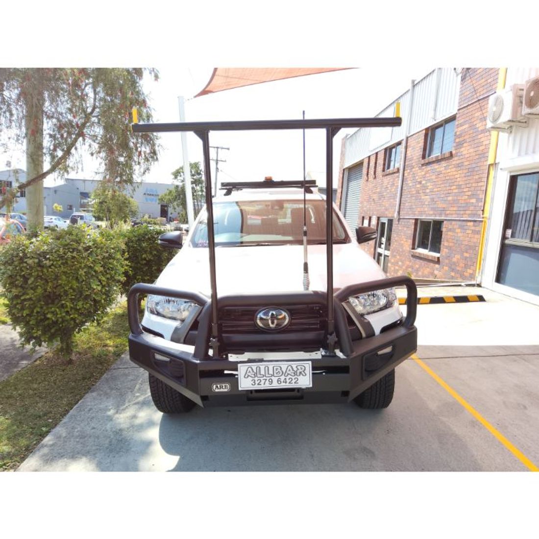 Multi Fit HRack to suit ARB Commercial Bullbar on 2015+ Hilux