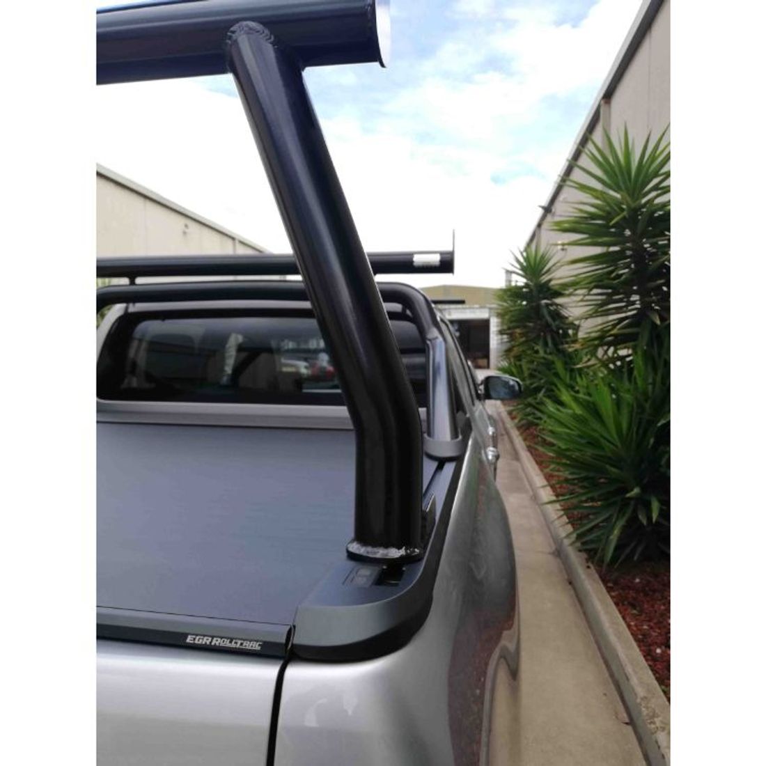 P/Coated Black Adaptor Rack Set to suit Hilux SR5 EGR Roll Trac