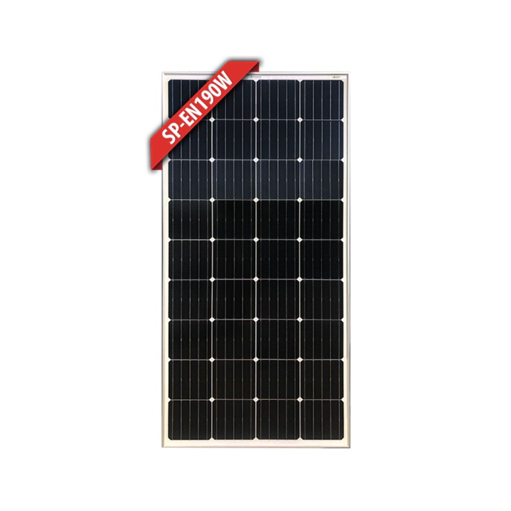 Enerdrive 190W Fixed Mono Solar Panel - Black Frame