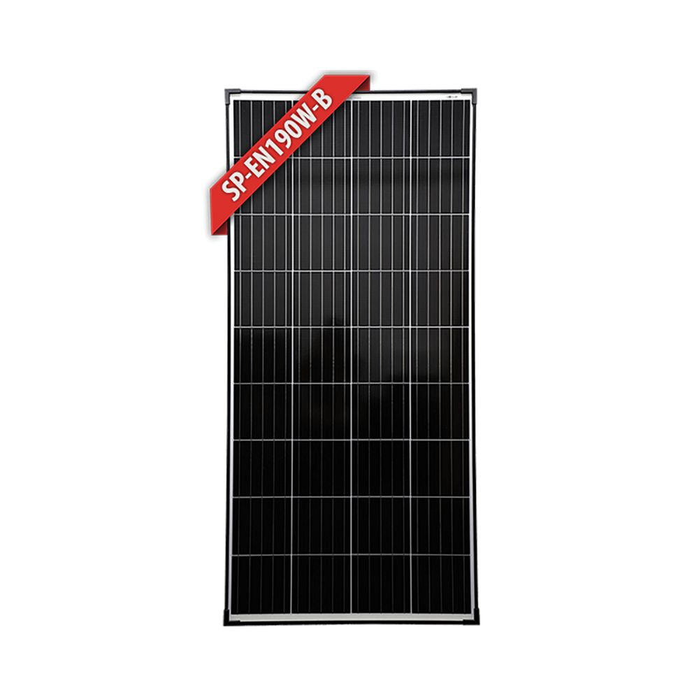 Enerdrive 190W Fixed Mono Solar Panel - Black Frame