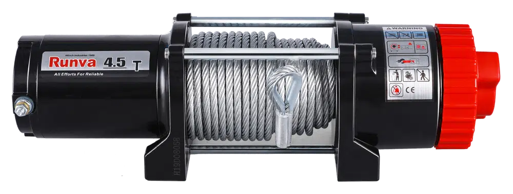 Runva EWT4500 12V with Steel Cable