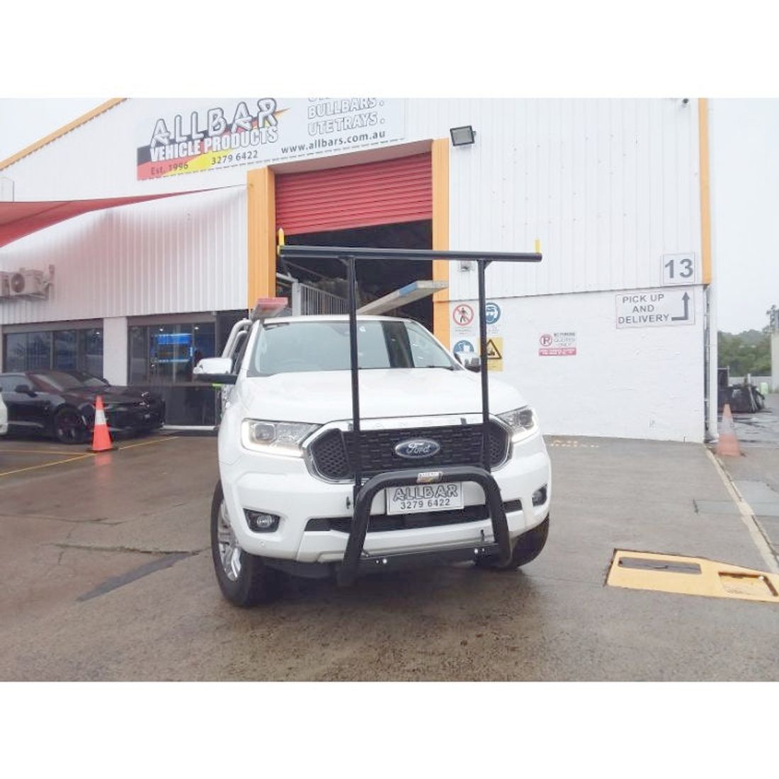 Nudgebar & Hrack Set to suit 2021 Ford Ranger XLT Tech Pack