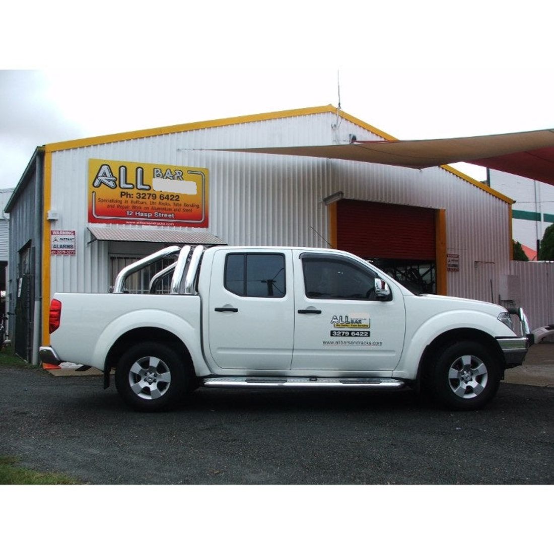 D40 Navara 76mm Polished Sports Bar