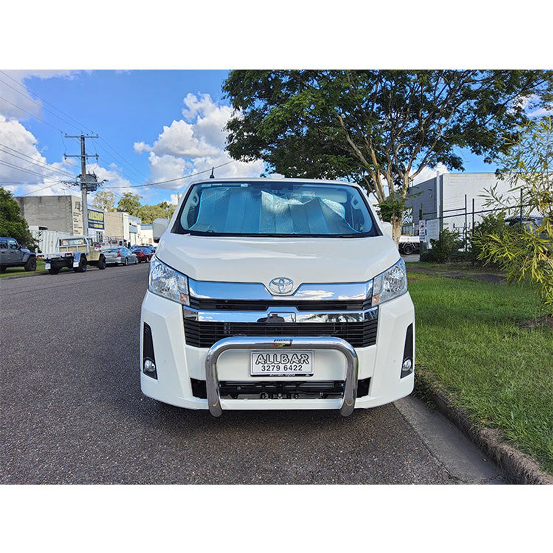 Polished Nudgebar to suit 2019 Toyota Hiace