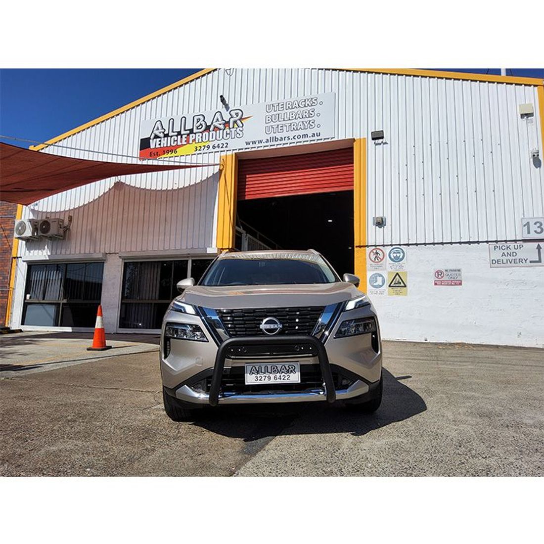 Textured Black Alloy Nudgebar to suit 2025 Nissan X-Trail