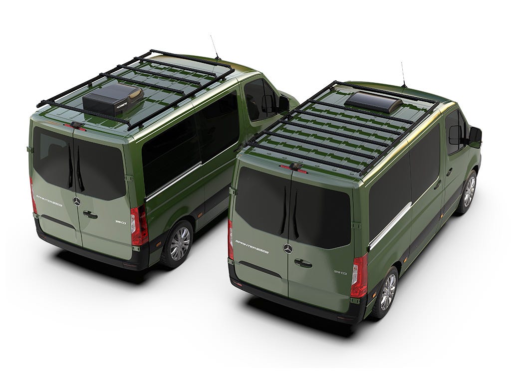 Mercedes-Benz Sprinter (L1H1/128in SWB/Standard Roof) (2006-Current) Slimpro Van Rack Kit