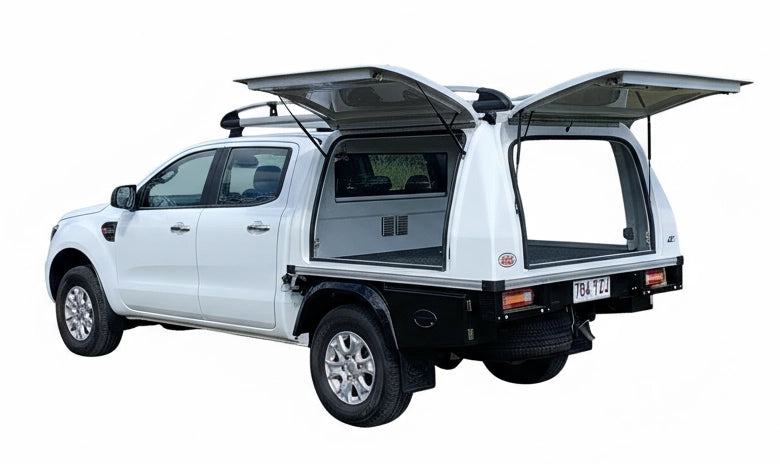 AWL IE dual cab service body canopy