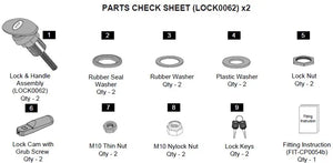 EGR Premium L/S Canopy Full Lock Kit - Non-Remote  Mitsubishi Triton MR 2019-2024