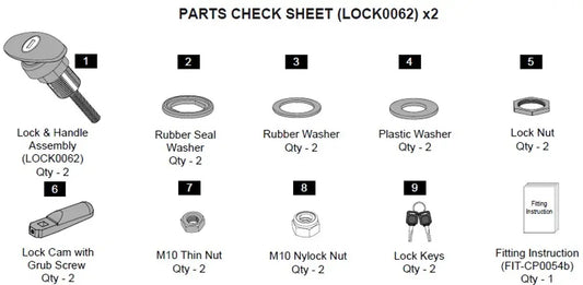 EGR Premium L/S Canopy Full Lock Kit - Remote Compatible  Volkswagen Amarok 2017-2023