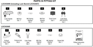 EGR Premium L/L Canopy Full Lock Kit  Mazda BT-50 2018-2019