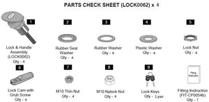 EGR Premium L/L Canopy Full Lock Kit  Mazda BT-50 2011-2017