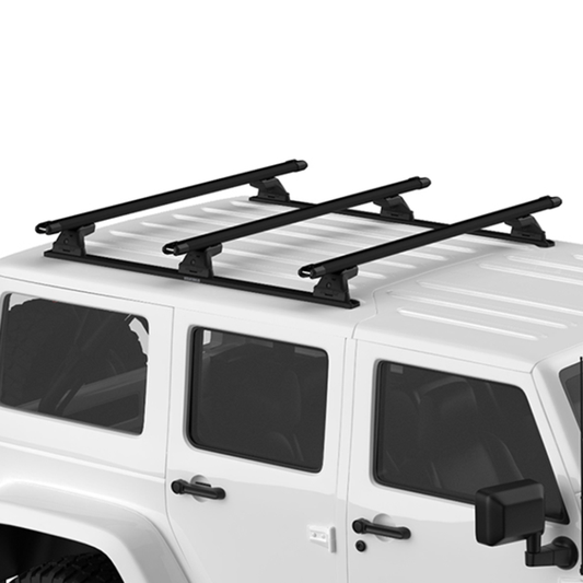 RibCage JK The Yakima RibCage is a high capacity track system for Jeep Wrangler hardtops.