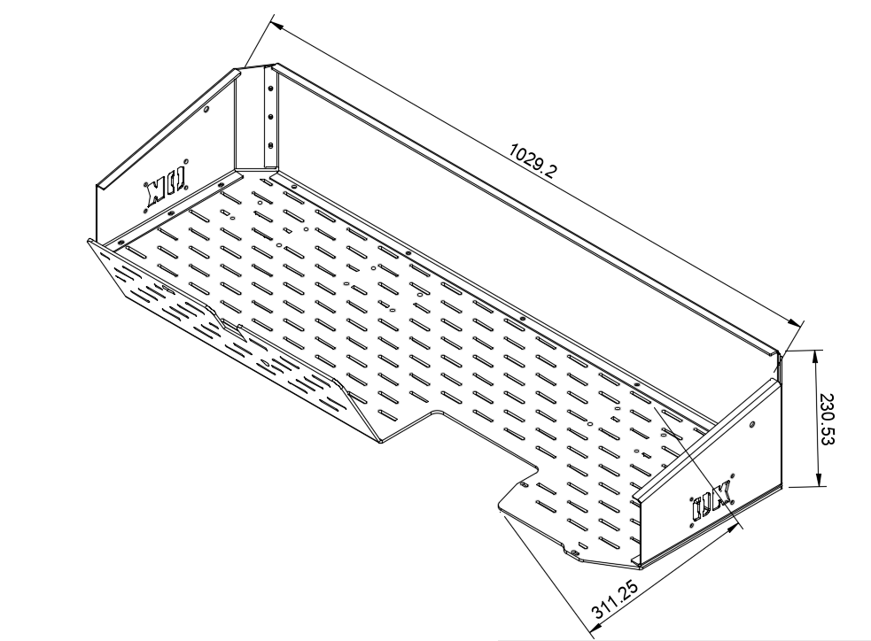2020+ Chev Silverado 1500/2500 Under Seat Battery Box