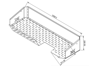 2020+ Chev Silverado 1500/2500 Under Seat Battery Box