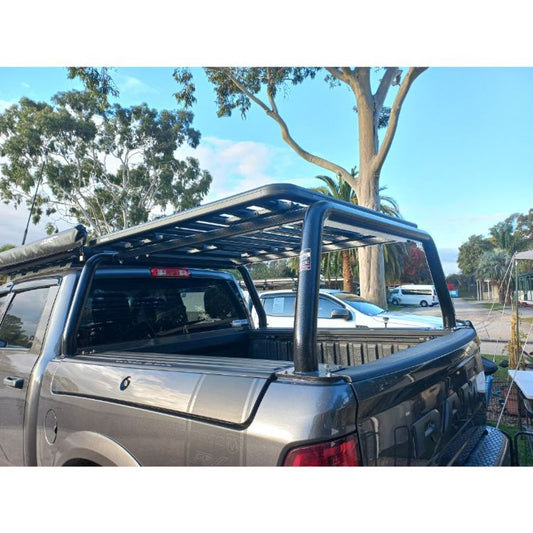 Ripple Black 76mm Front & Rear Racks with Rails to suit Ram 1500 DS
