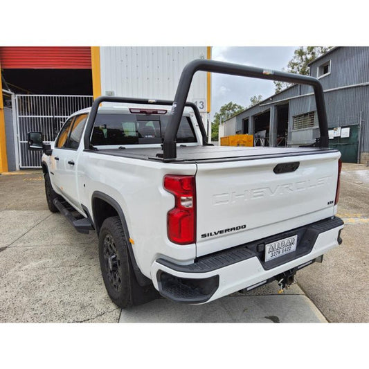 Textured Black 76mm Style Racks to suit Chevrolet Silverado Z71 2500