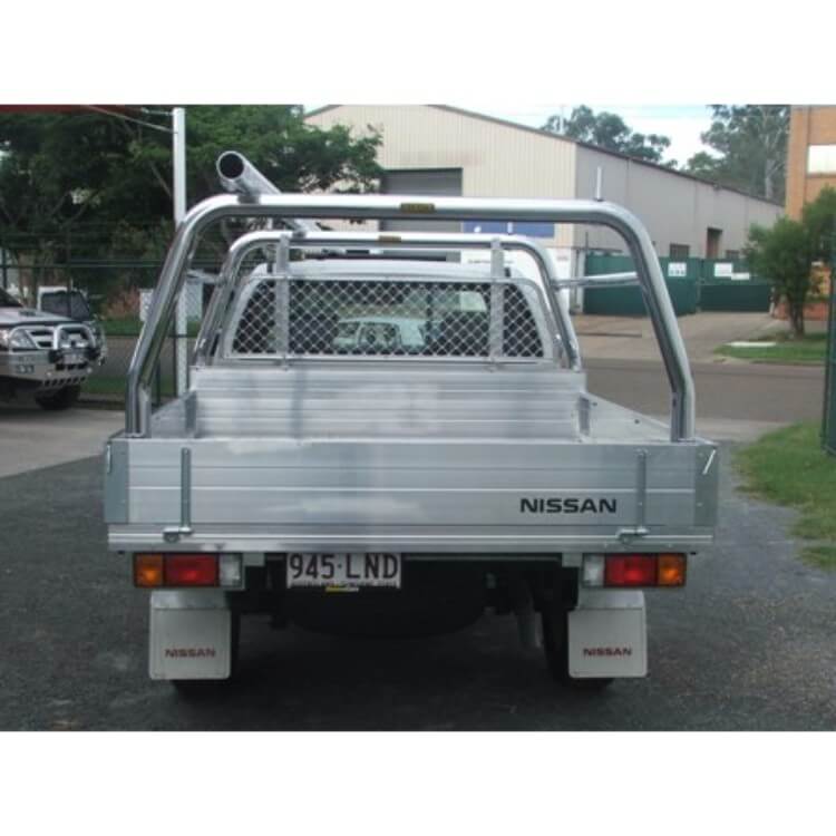 Nissan Navara Trayback Style Racks with Welded Support Bars and Loops