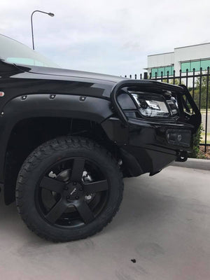 Volkswagen Amarok 2010-2023 - SIDE STEPS + rails