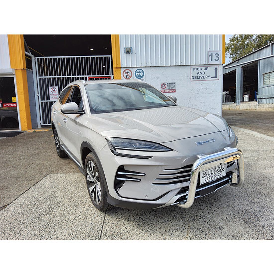 Polished Alloy Nudgebar to suit BYD Sealion 6