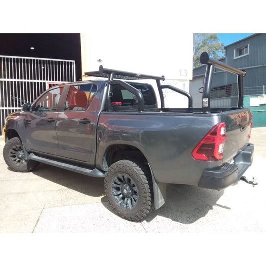 Black Welded Arm Trade Sportsbar to suit 2020 Toyota Hilux