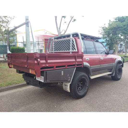 Custom 40 x 40 Steel Rear Offset Rack with Headboard Modification