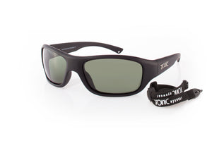 Tonic Evo Sunnies - Matte Black / Green Mirror