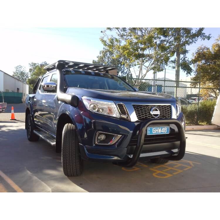 Nissan D40 Navara 3 Bend Nudgebar P/Coated Black