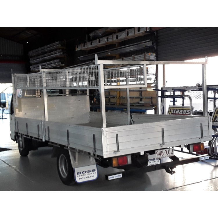 Concreters Truck with 40x40 Steel Racks & caged basket