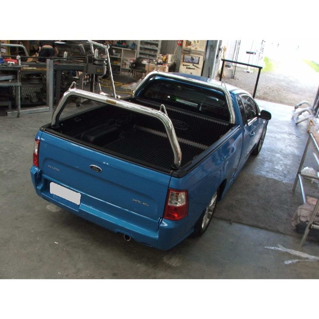 Polished Style Racks with Welded Loops to suit Ford Falcon