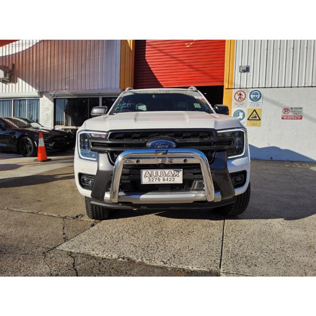 Polished Nudgebar to suit Next Gen Ford Ranger Wildtrak