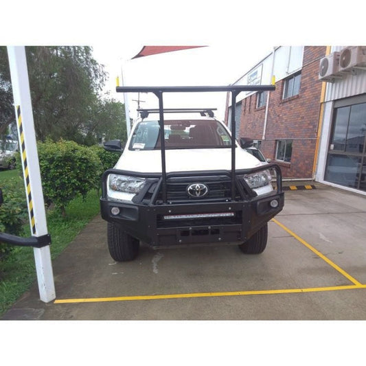 Multi Fit HRack on 2023 Hilux with genuine Toyota Bullbar