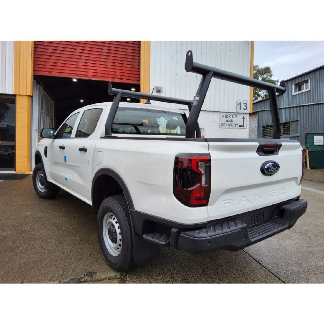 P/Coated Black FF/RR Trade Rack set to suit the new Next-Gen Ford Ranger
