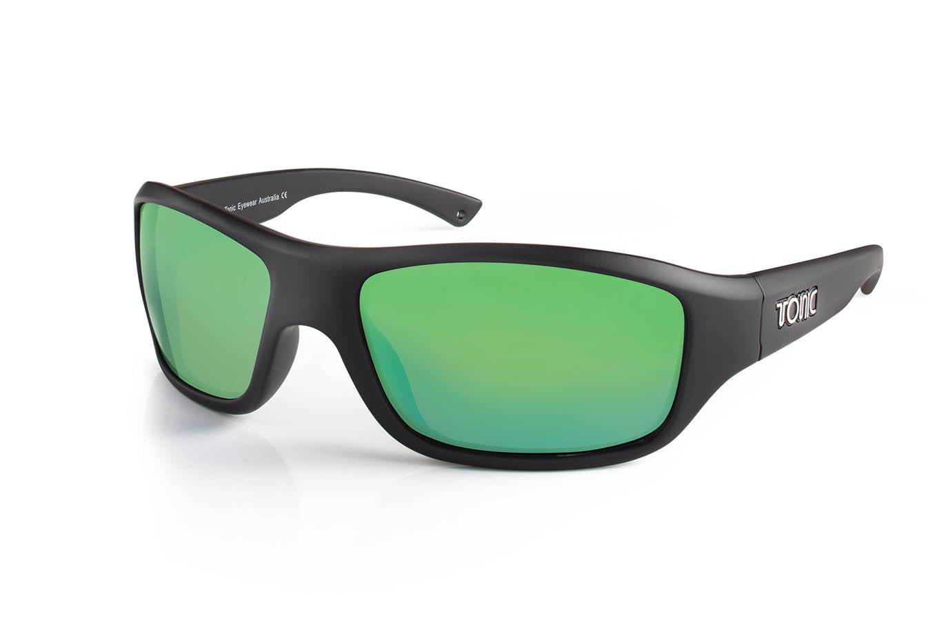 Tonic Evo Sunnies - Matte Black / Green Mirror