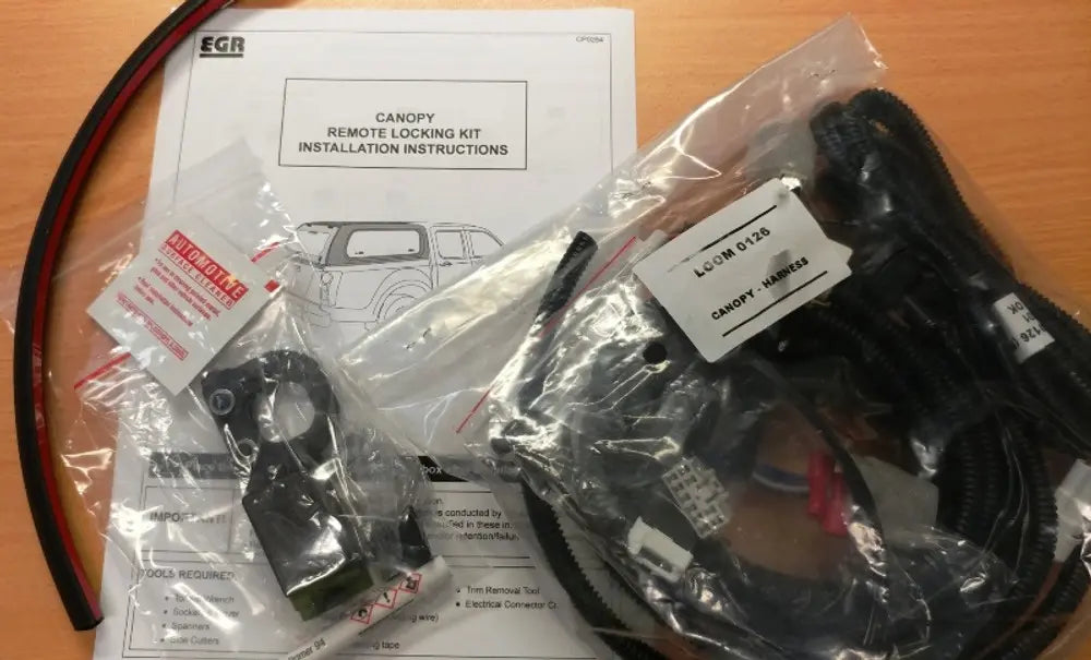 EGR Premium Canopy Remote Locking Kit - Toyota Hilux 2020-Onwards