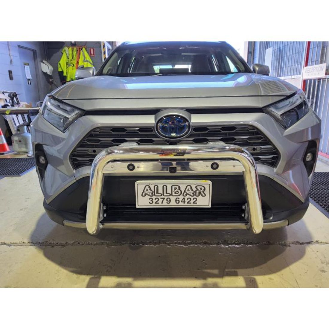 Alloy Polished 76mm Nudgebar to suit 2022 Toyota Rav4