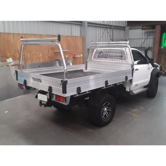 Style Rack set with Adaptor Racks & welded Cargo Barrier compatible with Toyota Hilux