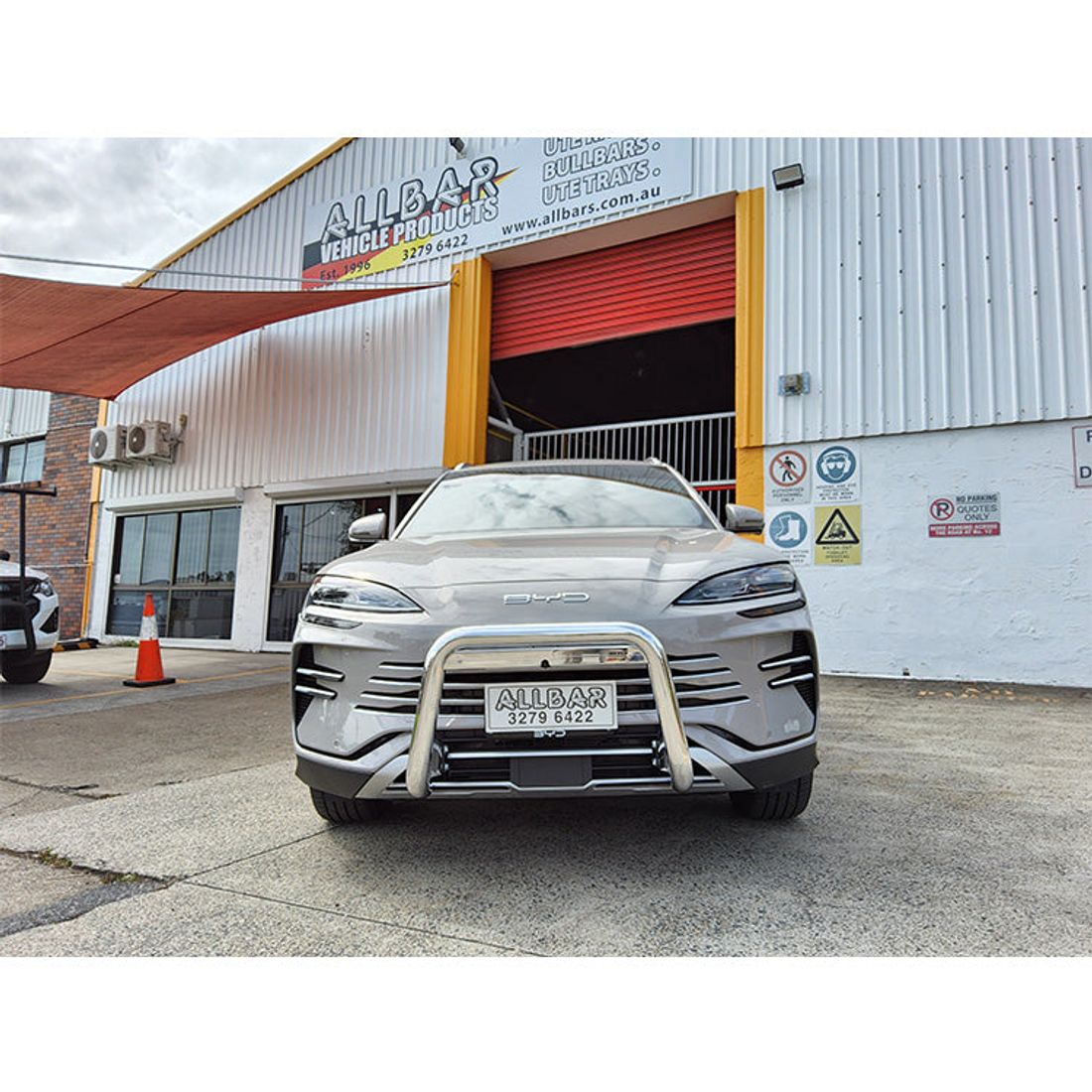 Polished Alloy Nudgebar to suit BYD Sealion 6