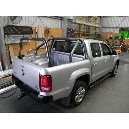 Rear Style Rack with Pins in Hammer Tone finish to suit VW Amarok
