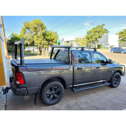 Hammertone 100mm Front & Rear Trade Racks with Tie Downs to suit Ram DS