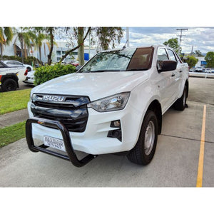 P/Coated Black 76mm Alloy Series II Nudgebar to suit 2023 Isuzu DMax
