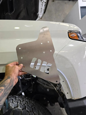 2020+ Chev 2500 Hidden Twin Compressor Bracket