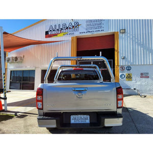 Polished 76mm FF/RR Style Racks with Pins to suit 2013 Mazda BT50