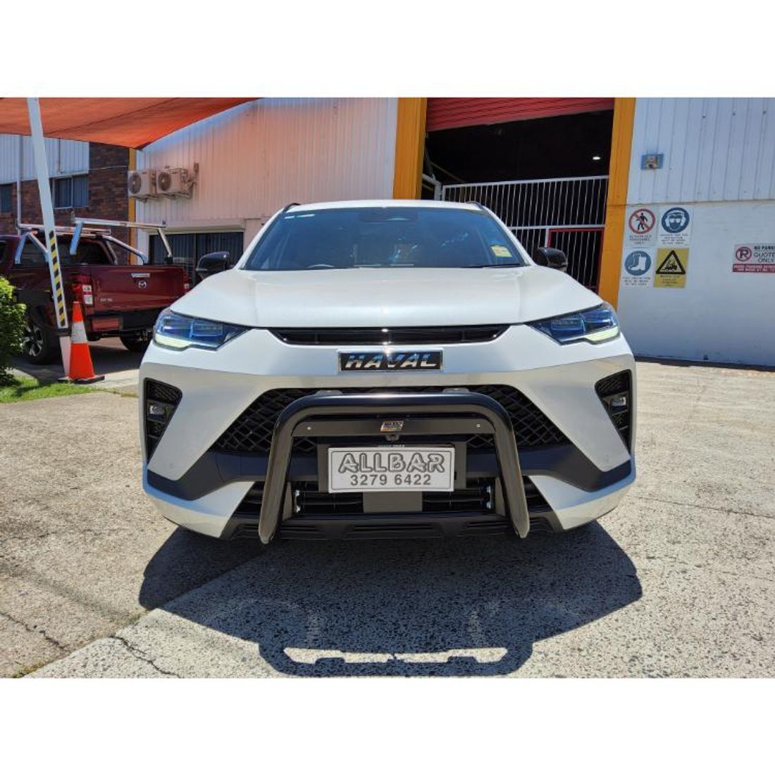 Alloy Black Nudgebar to 2023 Haval H6 GT Lux