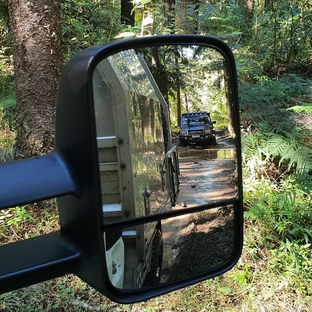 Clearview Classic towing mirrors for Toyota Hi-Lux MY05-MY14