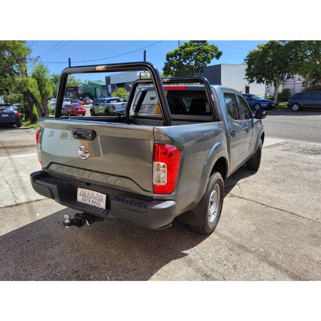 P/Coated Black 76mm Removable Style Racks with 4 Pins to suit 2023 Nissan Navara SL
