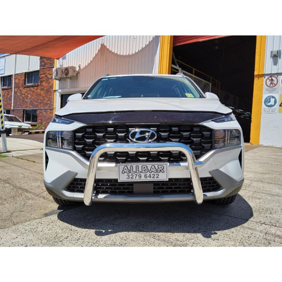Polished Alloy Nudgebar to suit 2023 Hyundai Santa Fe Active